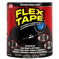 FEXME waterproof Flex Tape for Seal Leakage Tape for Water Leakage Super Strong Waterproof Tape Adhesive Tape for Water Tank,Sink Sealant,Kitchen,toilet Tub for Gaps 4 x 5'  Black