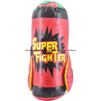 Kids Super Fighter 60cm Lightweight Punching Bag with Gloves