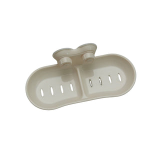 Double Soap Suction Wall Mount Soap Dish Holder