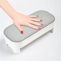 Nail Arm Support Cushion for Desk Use, Non Slip Hand Rest for Technicians And Beginners, gray