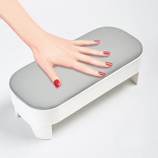 Nail Arm Support Cushion for Desk Use, Non Slip Hand Rest for Technicians And Beginners, gray
