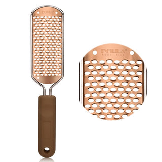Hard Skin Removal Feet - Stainless Steel Foot File for Dead Skin Remover, Professional Callus Remover for Wet And Dry Feet,Brown