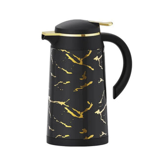Sunlife Hot-selling 1L Fashion Thermal Flask Marble Design Glass Liner Water Bottle Thermo Jug