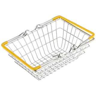 Mini Toy Storage Basket Yellow