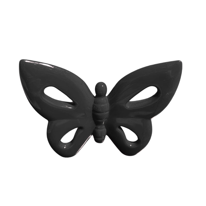 Black Butterfly Decorative Clip