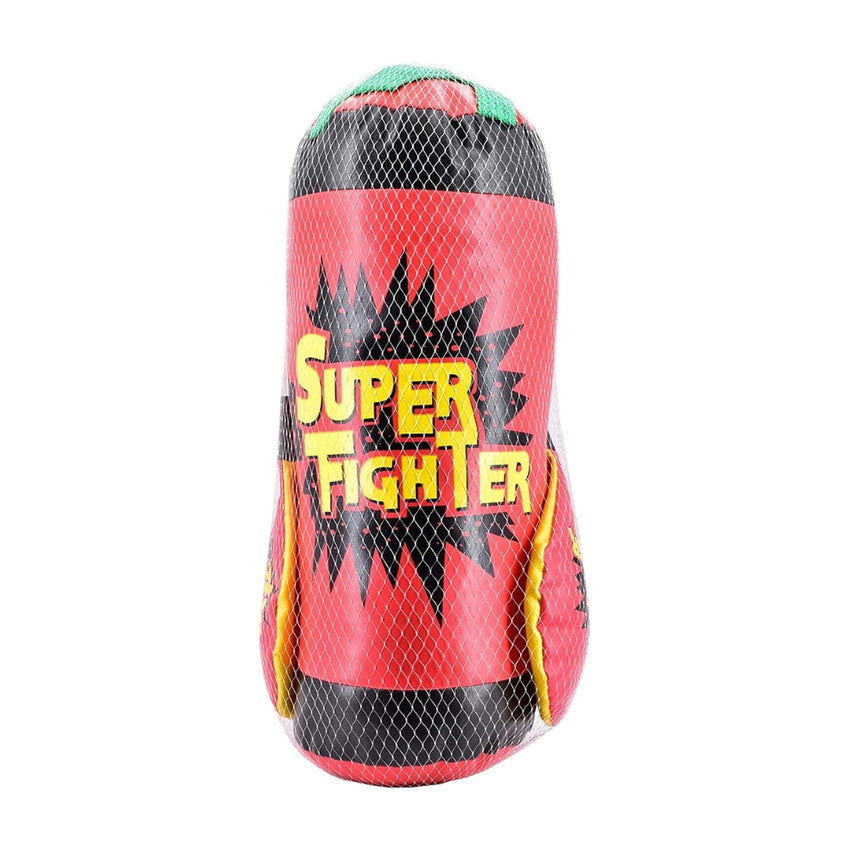 Kids Super Fighter 40cm Lightweight Punching Bag with Gloves
