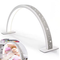 50W New Beauty Salon Optimized LED Light Half Moon Nail Lamp for Nail Extension Eyelash Extension Eyebrow Light Arc Shape Manicure Light 3 Sold 76*40*6CM