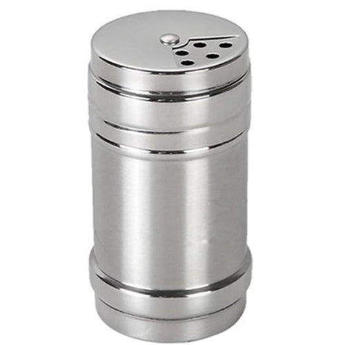 Verdental Stainless Steel Spice Jars with Rotating Lid for Salt, Sugar, Spices, and Pepper