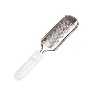 Stainless Steel Foot Files, Crusty Foot Remover, Dead Skin Remover, Foot Care, Suitable for Men and Women, Suitable for Crusty and Chapped Feet (White)