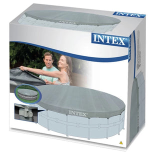 Round Pool Cover Deluxe Gray