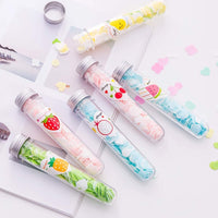 Soft Paper Soap Flower Design Tube Shape Bottle Paper Soap Clean Soft soap bath For Travel