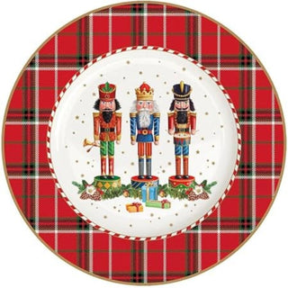 Christmas Plates "Vintage Nutcracker" Porcelain Diameter 25Cm
