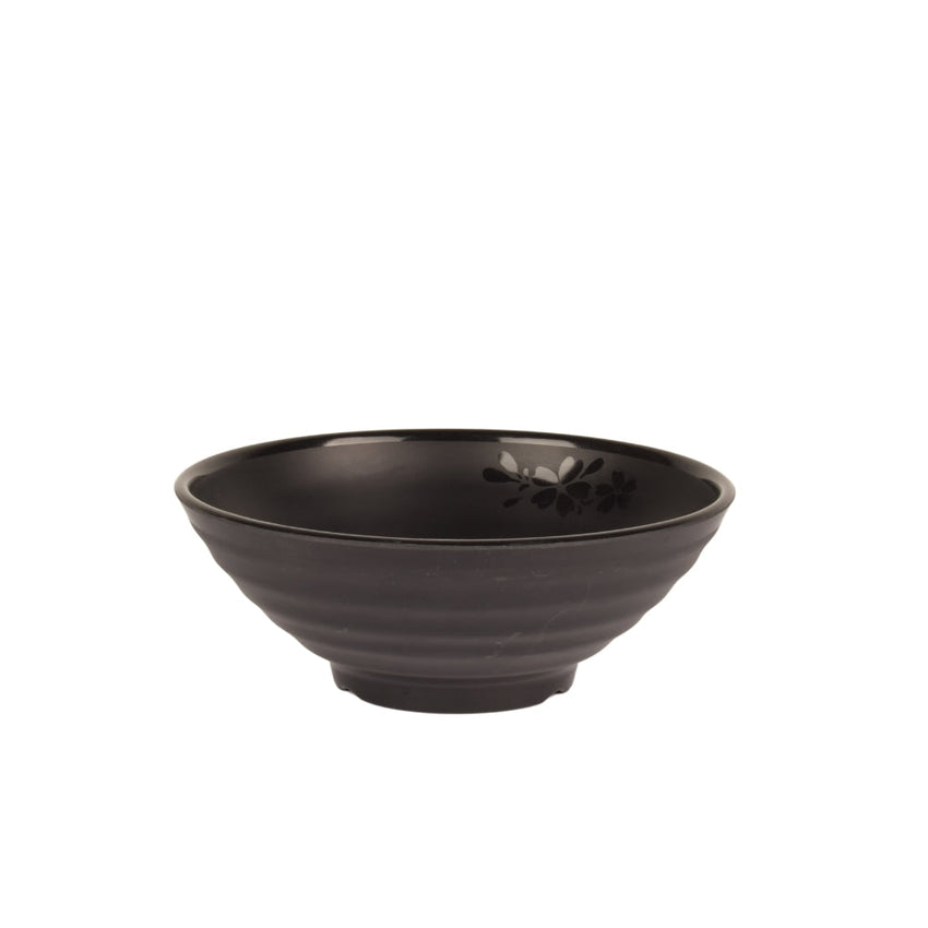 Cone Bowl Black Melamine