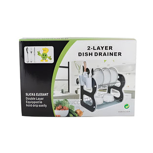 2 Layer Dish Drainer 41 x 12 x 31 cm