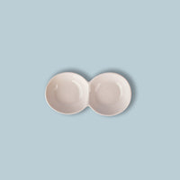 2 White bowl 15x8.5cm