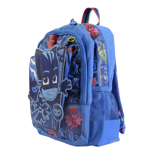 Blue PJ Masks Kids Backpack with Catboy Design