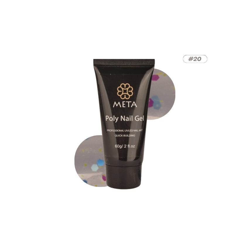 Poly Gel Meta Nail color 20