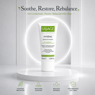 Uriage Eau Thermale Hyséac Restructuring and Soothing Care for Irritated Oily Skin 40ml