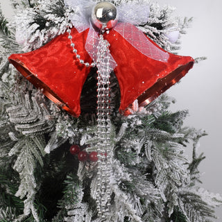 Festive Red Bell Christmas Ornament