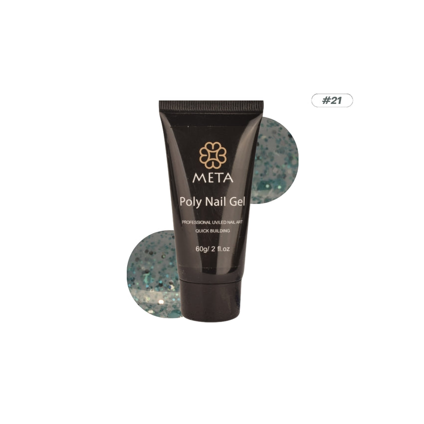 Poly Gel Meta Nail color 21