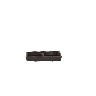 Melamine saucer black