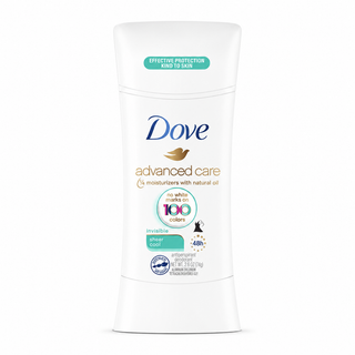 Dove Effective Protection Kind To Skin Advanced Care 48h Antiperspirant Invisible  Sheer Cool 74g