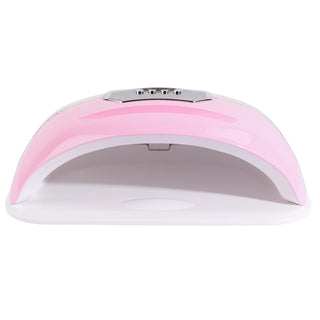 SUN L6 48W LED UV Nail Lamp – Pink with Rhinestone Accents
