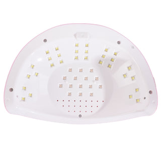 SUN L6 48W LED UV Nail Lamp – Pink with Rhinestone Accents