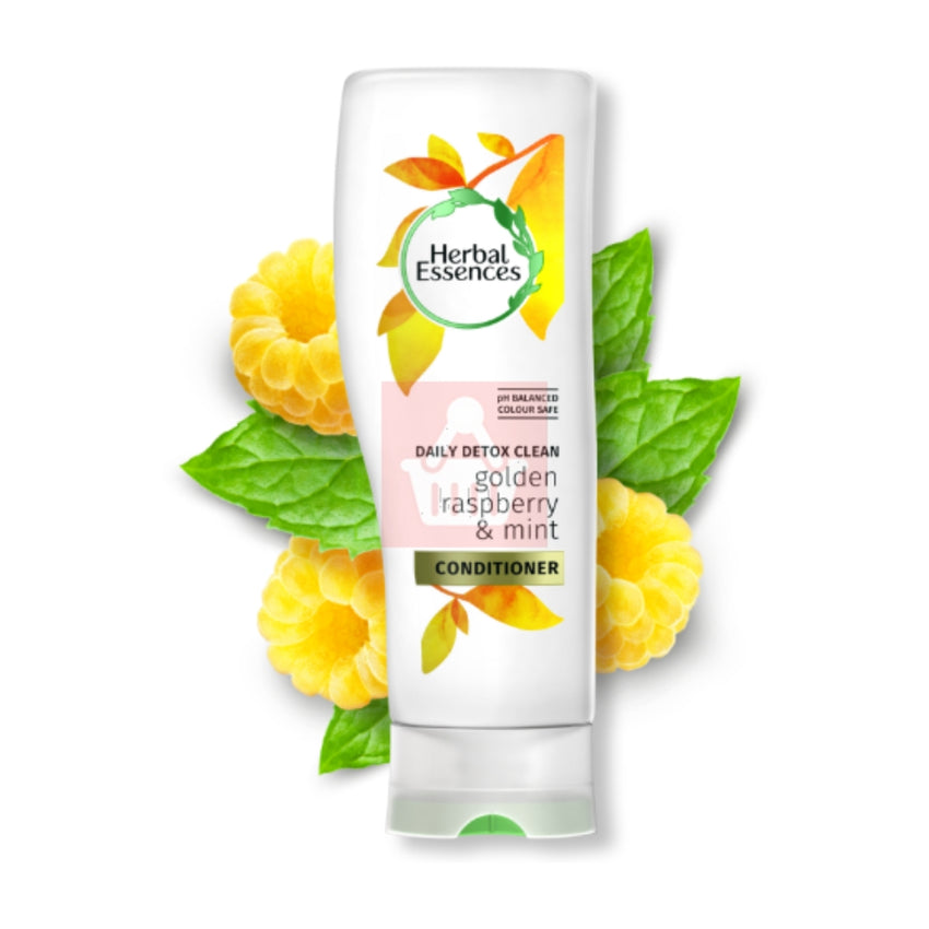 Herbal Essences Daily Detox Clean Golden Raspberry & Mint Conditioner 400ml