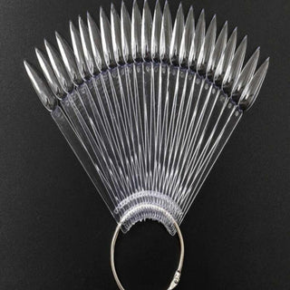 Natural Stiletto Nail Sampler 50Pcs