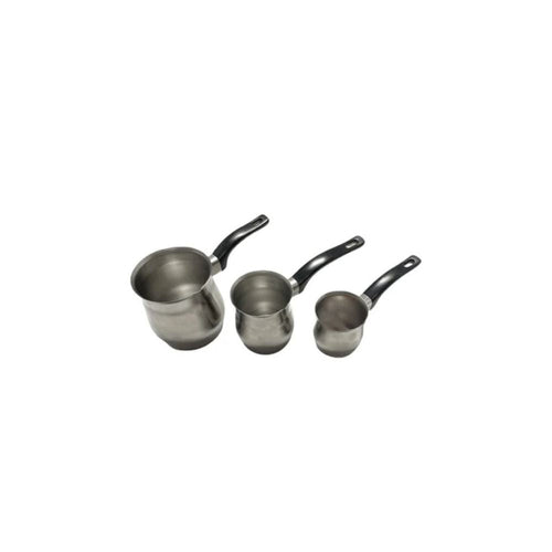 18-10 Stainless Steel Turkish Coffee Pot 3 Pc of Set