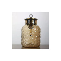 Amber Teapot with Bamboo Lid