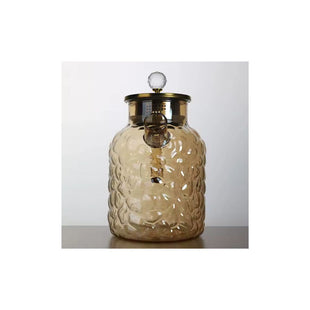 Amber Teapot with Bamboo Lid