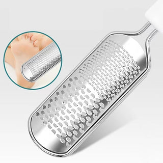 Hard Skin Removal Feet - Stainless Steel Foot File for Dead Skin Remover, Professional Callus Remover for Wet And Dry Feet,White