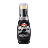 Kiwi Black Leather Dyed Extra SHINE