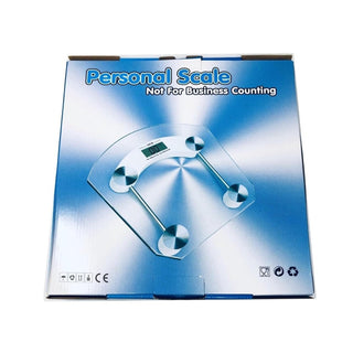 Digital Electronic Glass Bathroom Scales with 180 kg Capacity