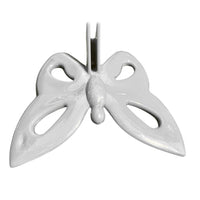 White Butterfly Decorative Clip