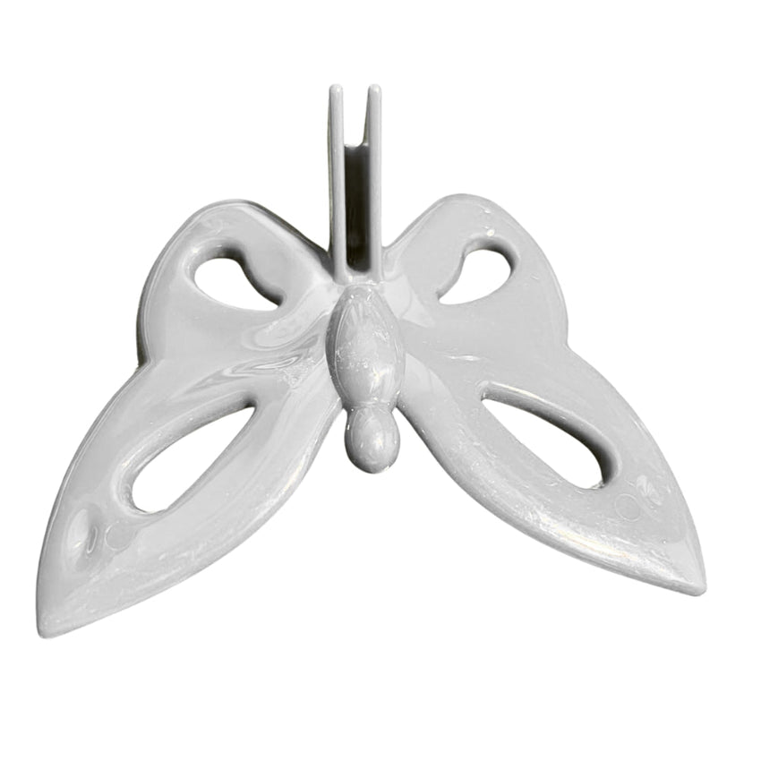 White Butterfly Decorative Clip