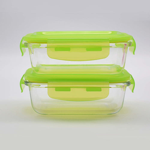 3 Pcs Glass Food Fresh Preservation Box