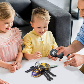 Remote Control Bee Toy – Realistic RC Bee with Music, LED Lights & Sensory Features – Educational Toy for Kids