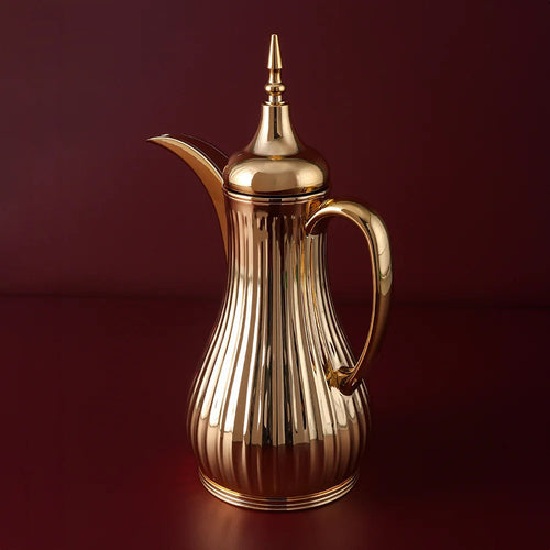 Arabic Elite Gold Coffee Flask – 1L