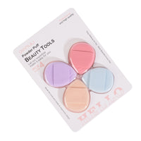 QIANLILI Powder Puff Set – 4-Piece Colorful Makeup Sponges