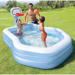 INTEX Swim Center Shootin Hoops Family Pool