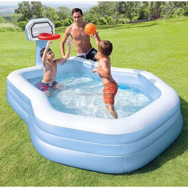 INTEX Swim Center Shootin Hoops Family Pool