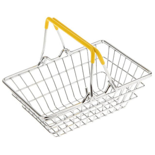 Mini Toy Storage Basket Yellow