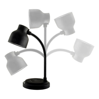 Groov-e Astra Touch Control LED Desk Lamp with Wireless charging, Black