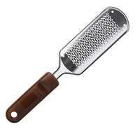 Stainless Steel Foot Files, Crusty Foot Remover, Dead Skin Remover, Foot Care, Suitable for Men and Women, Suitable for Crusty and Chapped Feet (Brown)