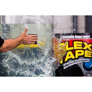 FEXME waterproof Flex Tape for Seal Leakage Tape for Water Leakage Super Strong Waterproof Tape Adhesive Tape for Water Tank,Sink Sealant,Kitchen,toilet Tub for Gaps 12" x 5'  Black