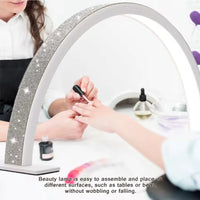 50W New Beauty Salon Optimized LED Light Half Moon Nail Lamp for Nail Extension Eyelash Extension Eyebrow Light Arc Shape Manicure Light 3 Sold 76*40*6CM