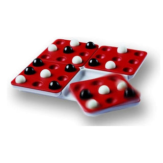 3D Wooden Cube Brain Teaser Puzzle (Pentago Game)